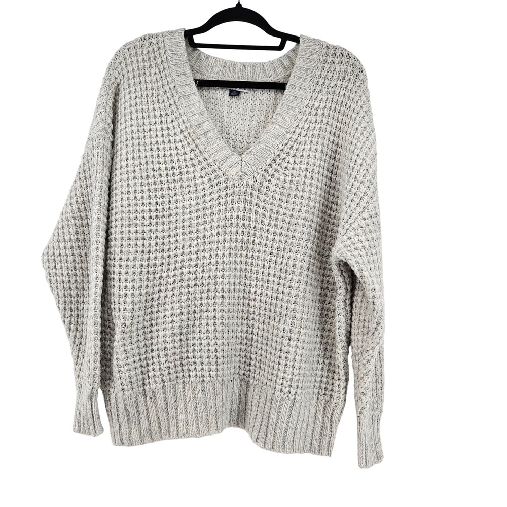 AE Fisherman Sweater Cozy Oversized S Parisian Soft Girl Quiet Luxury